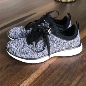 Black & White Running Shoes